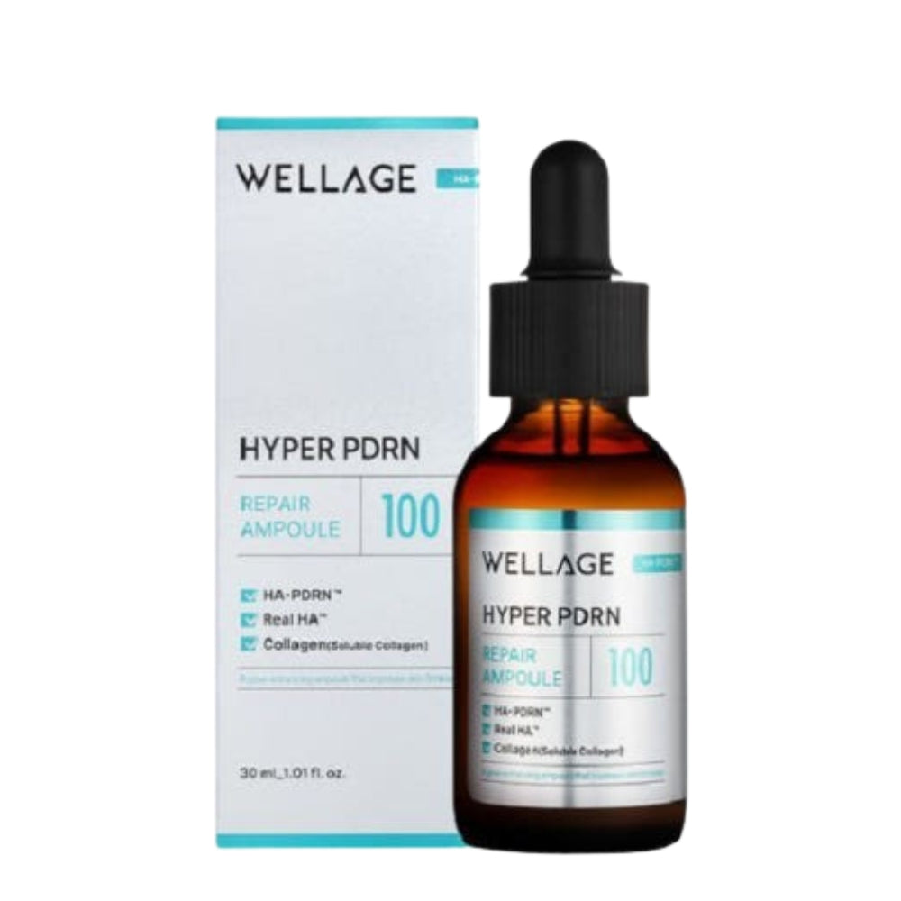 Wellage Hyper PDRN Repair Ampoule 30ml – Intensive Skin Recovery Serum