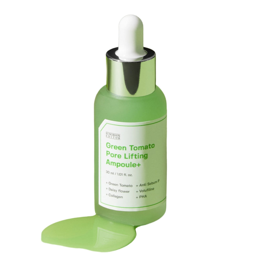 SEONGBOON EDITOR Green Tomato Pore Lifting Ampoule Plus 75ml – Tightening & Pore Care Serum