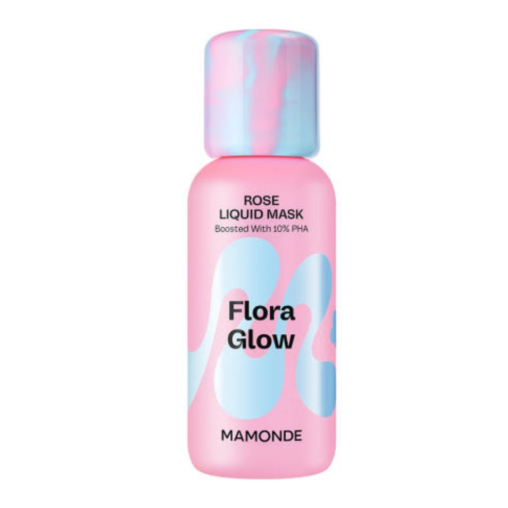 Mamonde Liquid Mask Flora Glow Rose 80ml – Radiance Boosting Leave-On Essence Mask