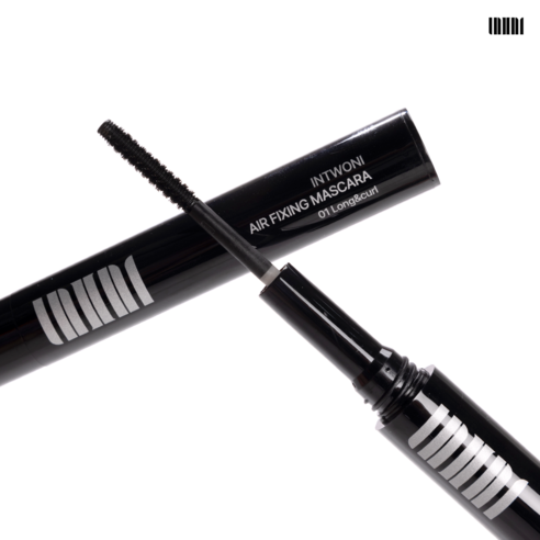 INTUNI New Slim Brush Air Fixing Mascara – Long Lash & Curl, Black
