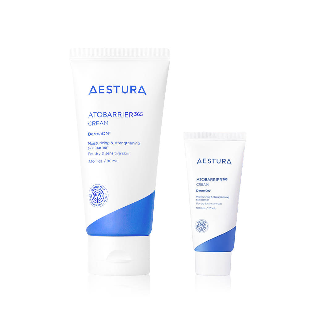 AESTURA Atobarrier 365 Cream Set (80ml + 30ml) – Daily Barrier & Moisture Care
