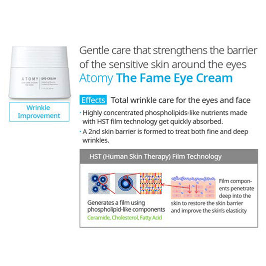 Atomy Eye Cream 1.1 Fl Oz (33ml) Herbal Skin Care Anti Aging Wrinkle Improvement New