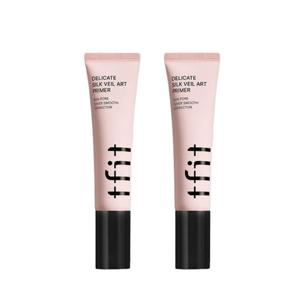 Tfit Delicate Silk Veil Art Primer 30ml × 2 – Smooth Pore Blurring & Long-Lasting Makeup Base
