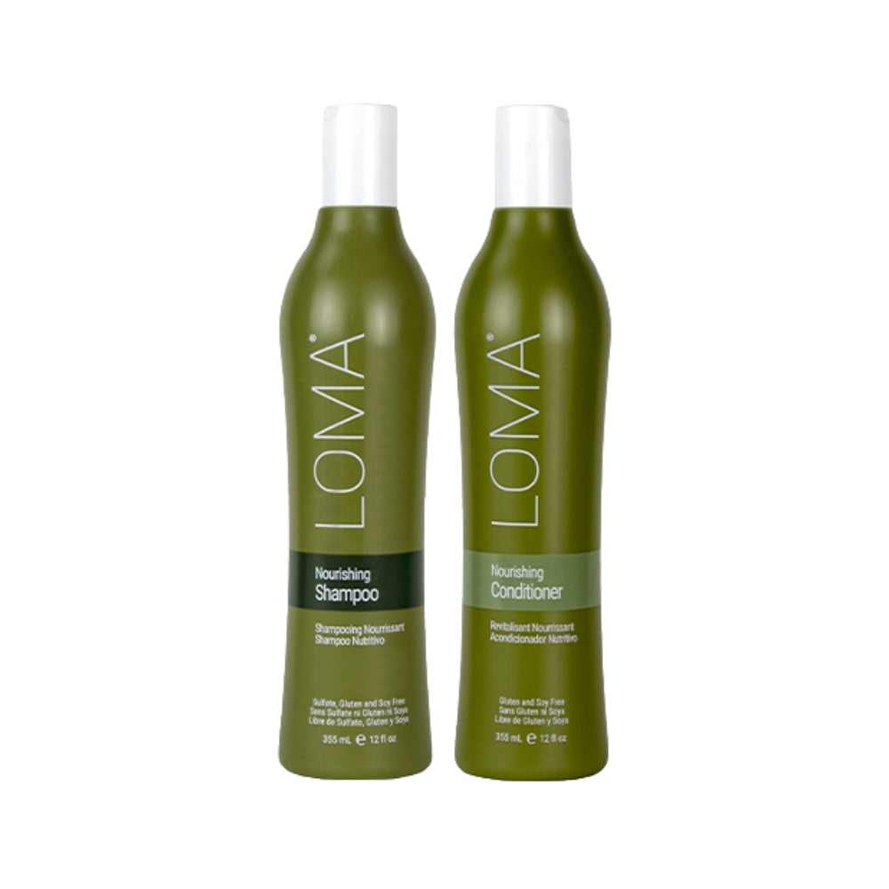 LOMA Nourishing Shampoo & Conditioner Set 355ml × 2 – Moisturizing & Damage Care