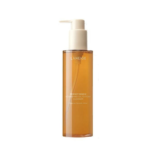 LANEIGE Perfect Renew Nourishing Oil-to-Foam Cleanser 200ml – Deep Cleansing & Moisturizing