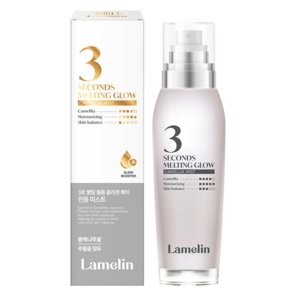 LAMELIN 3 Seconds Melting Glow Camellia Mist 150ml – Hydrating Glow Mist, Soothing & Elasticity Care