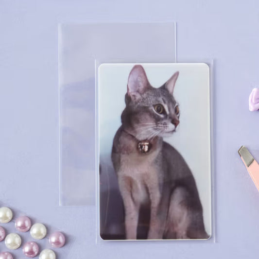 Thick Clear Mini Photocard Sleeves 30pcs – High Transparency Polco Sleeve