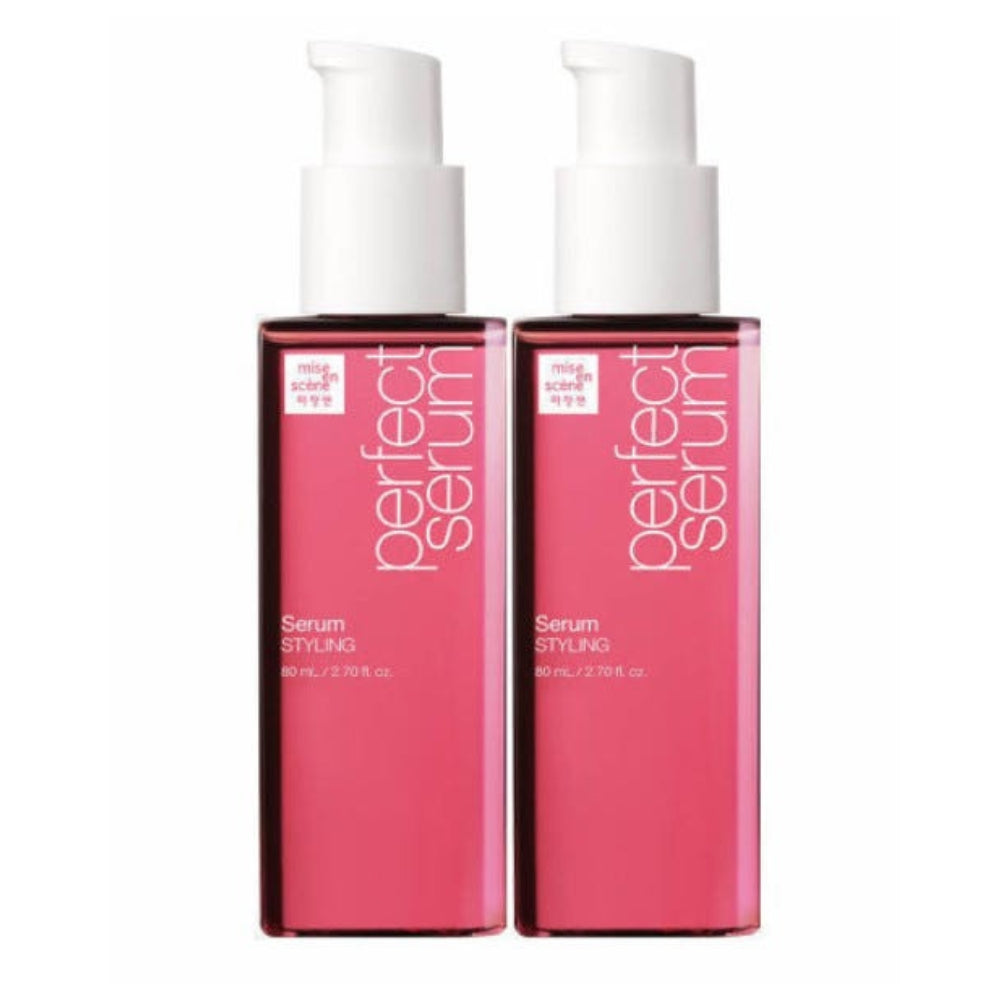 Mise-en-Scène Perfect Styling Serum 80ml x 2 | Heat Protection & Damage Care Hair Oil