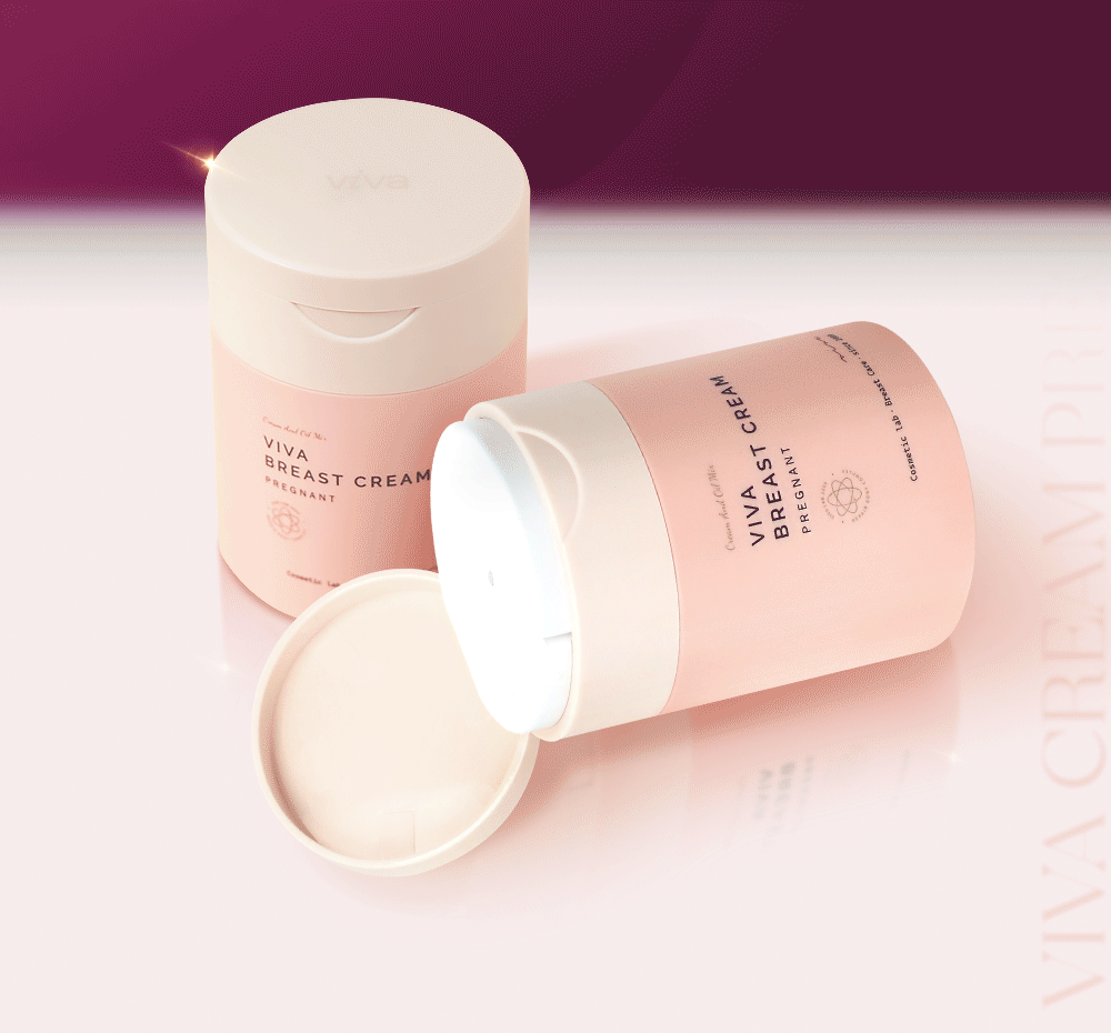 VIVA Breast Cream for Pregnant – Vegan Hypoallergenic Breast Care Cream 100ml