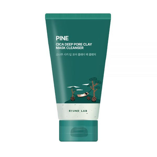 ROUND LAB Pine Tree Cica Deep Pore Clay Pack Cleanser 150ml – Deep Cleansing & Calm Care