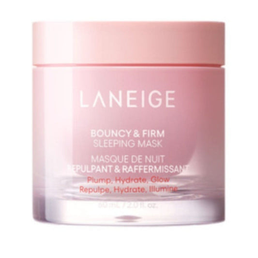 LANEIGE Bouncy & Firm Sleeping Mask 60ml – Anti-Aging, Pore Care, Overnight Firming Treatment