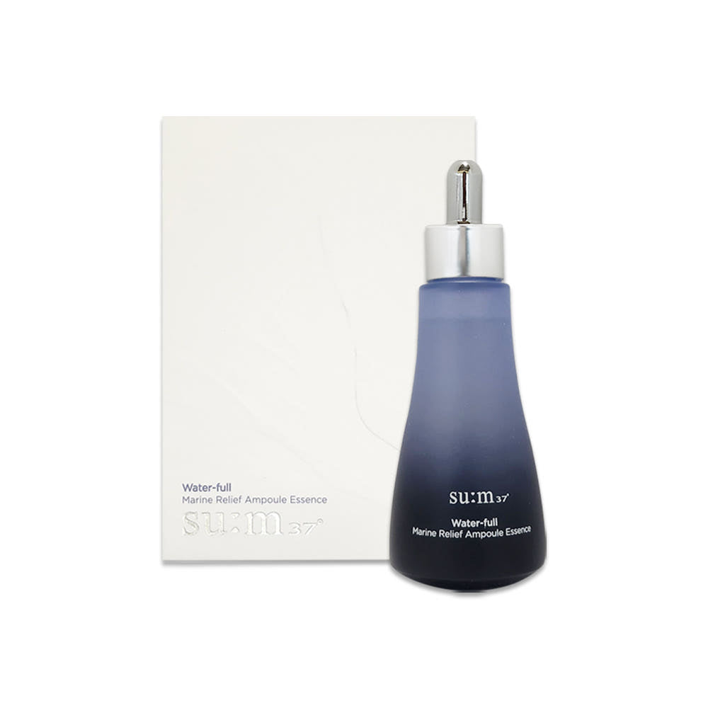 SU:M37 Water-Full Marine Relief Ampoule Essence 50ml – Deep Hydration & Skin Barrier Care