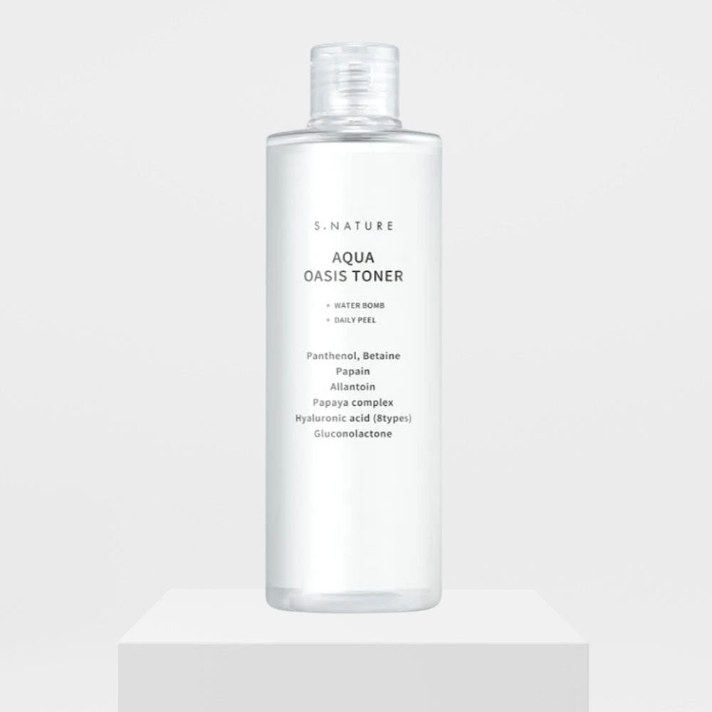 S.Nature Aqua Oasis Toner 300ml – Hydrating & Soothing Facial Toner for All Skin Types