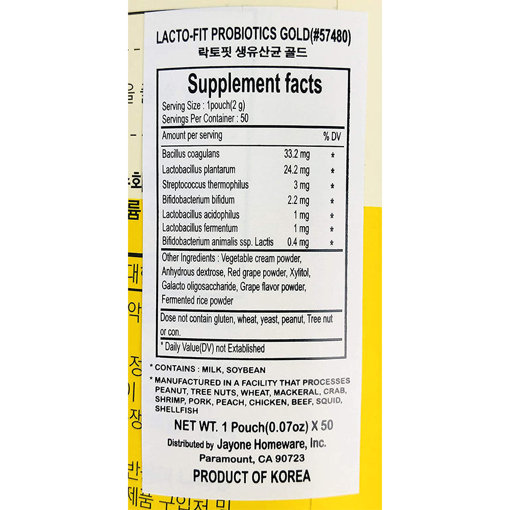 [Chong Kun Dang] Lacto-Fit ProBiotics Gold (1 Pack)