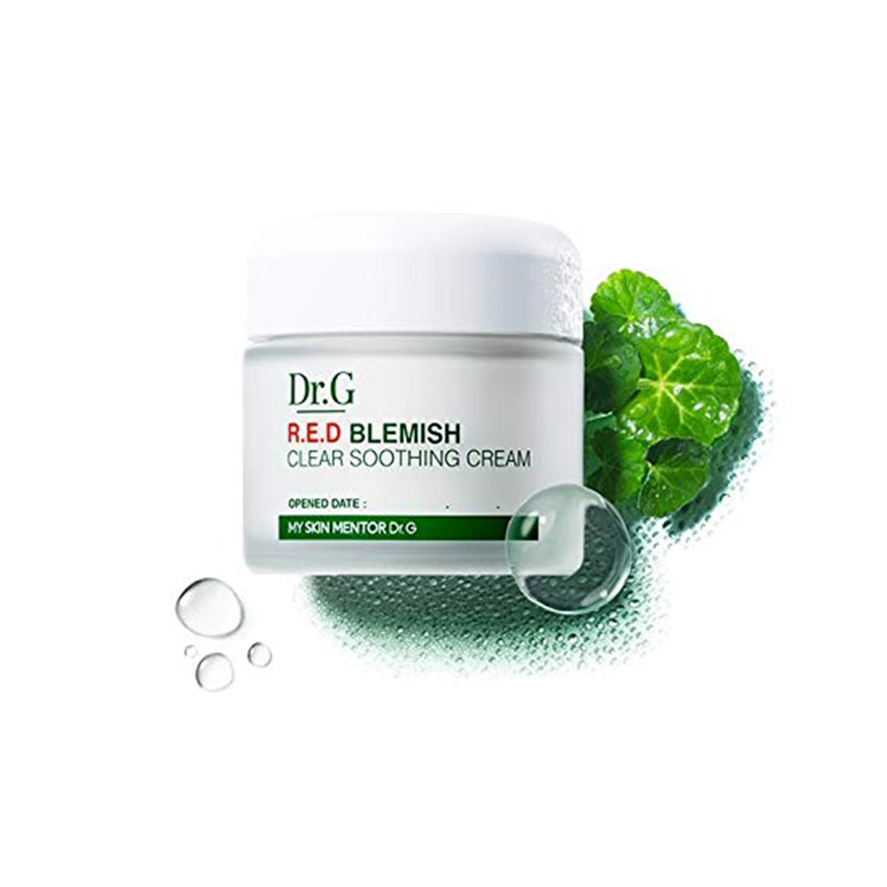 Dr.G NEW RED Blemish Clear Soothing Cream (70ml 2.36 oz) Gowoonsesang Cosmetic, Moisturizing Recovery Cream