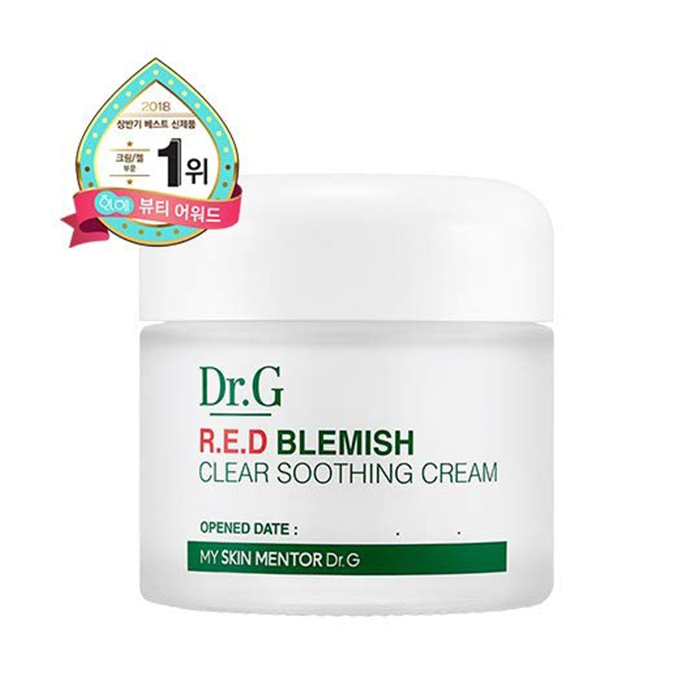 Dr.G NEW RED Blemish Clear Soothing Cream (70ml 2.36 oz) Gowoonsesang Cosmetic, Moisturizing Recovery Cream