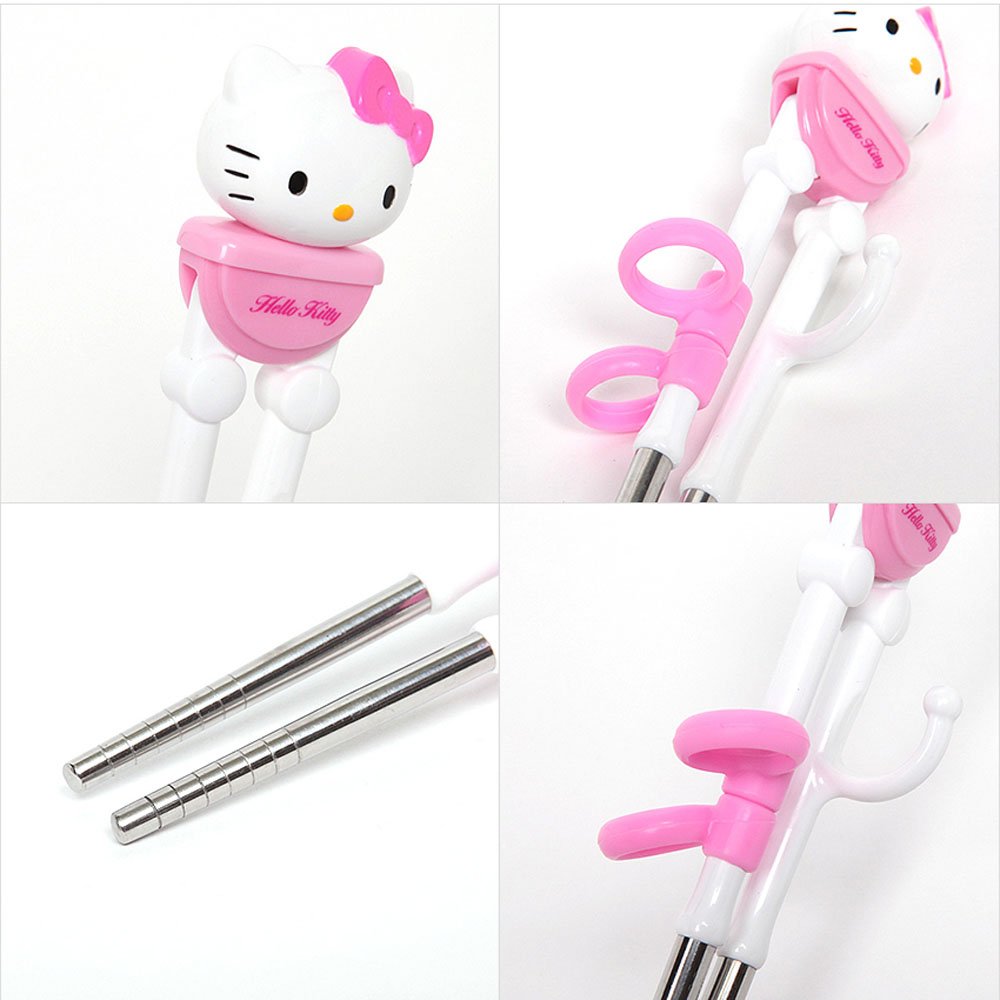 Raon Hello Kitty Brain Training Children Kids Right Handed Chopsticks